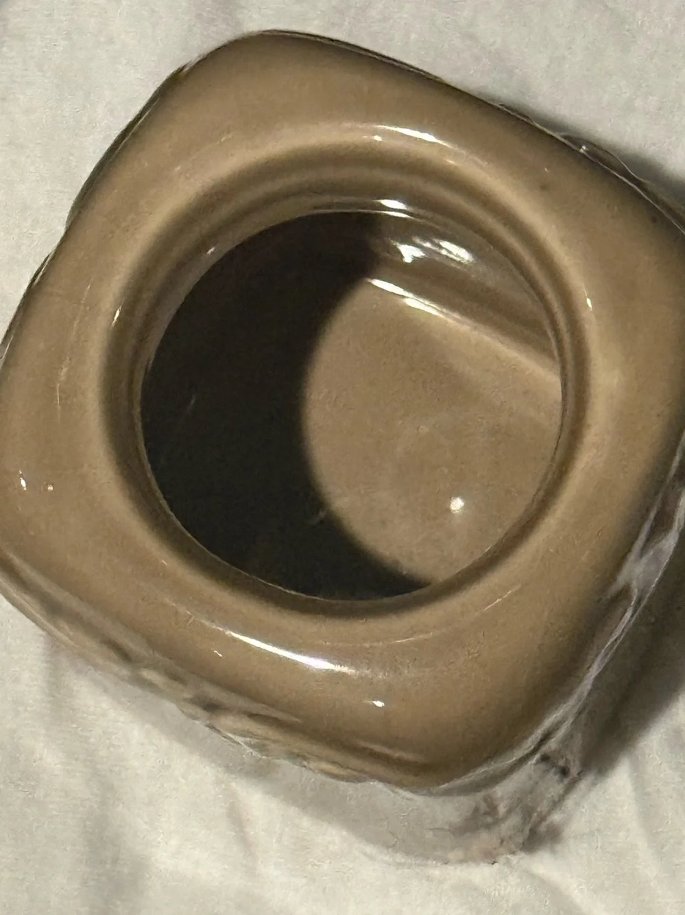 Set of 3 Drake Design Food Safe Ceramic Holders – Taupe